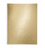 Тетрадь бумвинил А4 96 л. гребень, офсет №1, клетка, "ЗОЛОТО Metallic", HATBER, 077197, 96Т4бвВ1гр