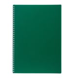 Тетрадь обложка пластик, А4, 80 л., гребень, клетка, HATBER, "VELVET" Зеленая, 081563, 80Т4В1гр_01607