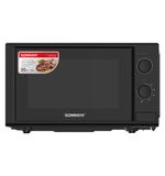 Микроволновая печь SONNEN MW2070BL-6M, 20 л, 700 Вт, таймер, механическое управление, кнопка, черная, 454984