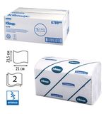 Полотенца бумажные 186 шт., KIMBERLY-CLARK Kleenex, комп. 15 шт., Ultra, 2-х слойн., белые, 21х21,5см, Interfold, 601533-534, 6789