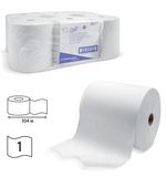 Полотенца бумажные рулонные KIMBERLY-CLARK Scott, комплект 6 шт., 304 м, белые, диспенсер 601536, АРТ. 6667