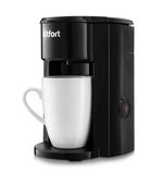 Кофеварка капельная KITFORT КТ-763, 350 Вт, объем 0,15 л, черная