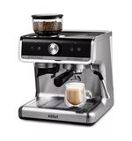 Кофейная станция KITFORT КТ-789, 1550 Вт, объем 2,8 л, для зерен 250 г, ручной капучинатор, серая