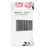 Невидимки для волос НАБОР 20 шт., 5,5 см, серебристый, MONTE VITA, 457105