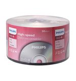 Диски DVD-R PHILIPS, 4,7 Гб, 16x, Bulk (термоусадка без шпиля), КОМПЛЕКТ 50 шт., DM4S6U50F/97