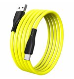 Кабель S21 USB – Type-C, 1 м, 3 А, SMARTBUY, для зарядки и передачи данных, желтый, 93409, iK-3112-S21by