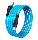 Кабель S21 USB – Type-C, 1 м, 3 А, SMARTBUY, для зарядки и передачи данных, синий, 93393, iK-3112-S21bb