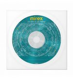Диск CD-RW MIREX, 700 Мб 4-12x бумажный конверт, 1 штука, UL121002A8C