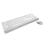 Набор проводной A4TECH Fstyler FG1010, USB, 104 кл., мышь 3 кн.+1 кн.-колесо, белая, 1147556