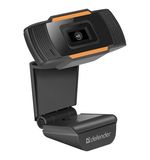 Веб-камера DEFENDER G-lens 2579, HD 720p, 2 Мп, черная, 63179