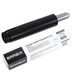 Газлифт прочный BRABIX HD-140 стандартный, черный, в открытом виде 413 мм, d 50 мм, класс 4, 533076