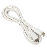 Кабель USB 2.0 Type-C-Type-C, 2 м, CABLEXPERT, 3 А, 60 Вт, PD/QC3.0, медь, белый, CCB-USB2-CMCMO1-2MW