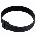Хомуты-липучки 200x11 мм на основе ленты Velcro, CABLEXPERT, черные (12 шт.), VT-200x11BK