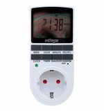 Таймер электрический ENERGENIE LCD-дисплей 2,3" белый, EG-SST-01