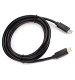 Кабель USB 3.1 Type-C-Type-C, 1,8 м, CABLEXPERT, 5 А, 100 Вт, PD/QC3.0, медь, черный, CCP-USB3.1-CMCM2-1.8M