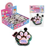 Игрушка-антистресс "КОШАЧЬЯ ЛАПКА С РЫБКОЙ", 7х6 см, черно-розовая, дисплей, JOLLY JOT (ДЖОЛЛИ ДЖОТ), 665773