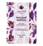 Чай NIKTEA "Русский завтрак" черный, 15 пирамидок в конвертах по 2,7 г, TNIKTE-L00028