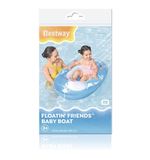 Надувная лодочка "Подводный мир" с окошком, 102х69 см, 3-6 лет, BESTWAY, 34037