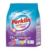 Стиральный порошок автомат 1,5 кг PERKLIN ULTRA "Color", УЛУЧШЕННАЯ ФОРМУЛА, универсальный, 700605