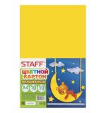Цветной картон, А4, волшебный, 10 цветов, 200 г/м2, STAFF, 200х283 мм, 127052