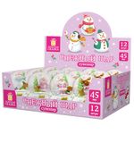 Снежный шар "Sweet Xmas" d45мм, полистоун/стекло, 4 дизайна ассорти, ЗОЛОТАЯ СКАЗКА, 592596
