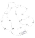 Электрогирлянда-нить комнатная "Звезды", 2м, 20LED, мультицветная, батарейки, ЗОЛОТАЯ СКАЗКА, 592477
