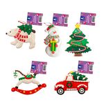 Украшение елочное (1шт) "Xmas Toys" 11,5х9см, полимерная глина, ассорти 5 дизайнов, ЗОЛОТАЯ СКАЗКА, 592412