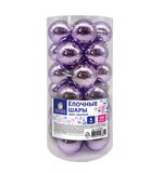 Шары ёлочные 30 шт, 4 см, "Solid Color", пластик, ЛИЛОВЫЕ, глянец, ЗОЛОТАЯ СКАЗКА, 592499