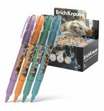 Текстовыделитель ERICH KRAUSE V-15 "Big City Cats", АССОРТИ В ДИСПЛЕЕ, линия 0,6-3,5, 63368