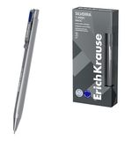 Ручка шариковая автоматическая ERICH KRAUSE Silverra Matic Classic, СИНЯЯ, линия 0,35, 63132