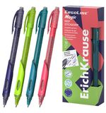 Ручка стираемая гелевая ERICH KRAUSE ErgoLine Magic Stick&Grip, СИНЯЯ, корпус ассорти, 63145