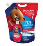 Гель для стирки цветного белья 3л QUALITA концентрат, дой-пак, 14478