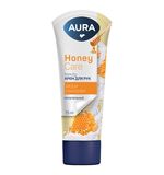 Крем для рук питательный 75мл AURA Honey Care "Мёд и пантенол", 14796