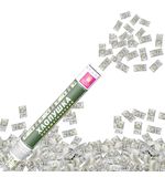 Хлопушка пневматическая 40 см "DOLLARS", бумага, наполнитель "доллары", ЗОЛОТАЯ СКАЗКА, 592463