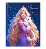 Дневник 1-4 класс 48 л., твердый, ЮНЛАНДИЯ, глянцевая ламинация, с подсказом, "Принцесса", 107582