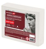 Пластилин скульптурный МЯГКИЙ БЕЛЫЙ "Секреты художника", 0,5 кг, BRAUBERG ART, 107491