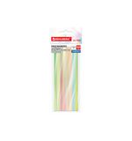 Закладки клейкие, выделители текста, BRAUBERG ULTRA COLOR, 135х5 мм, 160 штук (8 цветов х 20 листов), 116685