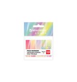 Закладки клейкие пастельные BRAUBERG GRADE PASTEL 45х12 мм, 100 штук (5 цветов х 20 листов), 116689