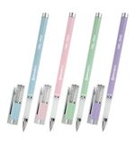 Ручка гелевая BRAUBERG "GEL ONE PASTEL", ЧЕРНАЯ, корпус ассорти, узел 0,5 мм, линия 0,35 мм, 144039