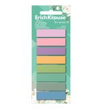 Закладки клейкие ERICH KRAUSE Pastel Bloom, пластиковые, 12х45 мм, 160 штук (20 л. х 8 цветов), 61560