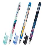 Ручка шариковая с принтом FUNSTER (ФАНСТЕР) STICK "ANIME", СИНЯЯ, SOFT TOUCH покрытие, узел 0,7 мм, линия 0,35 мм, 144392