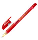 Ручка шариковая BRAUBERG BP-GT GLD RED, КРАСНАЯ, корпус тонированный, пишущий узел 0,7 мм, линия письма 0,35 мм, 144506