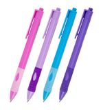 Ручка шариковая автоматическая эргономичная с грипом STAFF "Profit 500 PASTEL COLOR", СИНЯЯ, узел 0,7 мм, линия письма 0,35 мм, 144492