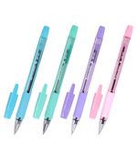 Ручка шариковая BRAUBERG BP-GT PASTEL, СИНЯЯ, корпус ассорти, пишущий узел 0,7 мм, линия письма 0,35 мм, 144503