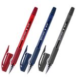 Ручка шариковая BRAUBERG BP-GT VIVID, СИНЯЯ, корпус ассорти, пишущий узел 0,7 мм, линия письма 0,35 мм, 144502