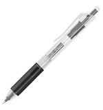 Ручка гелевая автоматическая BRAUBERG "X-WRITER 1700" УВЕЛИЧЕННАЯ ДЛИНА ПИСЬМА 1700 м, ЧЁРНАЯ, игольчатый узел 0,5 мм, линия 0,35 мм, 144472