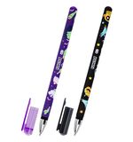 Ручка шариковая с принтом FUNSTER (ФАНСТЕР) STICK "MONSTERS", СИНЯЯ, SOFT TOUCH покрытие, узел 0,7 мм, линия 0,35 мм, 144390