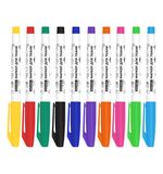 Маркеры для ткани 10 ЦВЕТОВ, TEXTILE MARKER, несмываемые, круглый наконечник 1-3 мм, BRAUBERG, 152656
