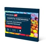 Пастель масляная художественная BRAUBERG ART "Секреты художника", 36 цветов, круглое сечение, 182097