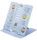 Подставка для книг и учебников большая BRAUBERG KIDS "Cute Owl" с единицами измерения, регулируемый угол наклона, металлическая, 238962